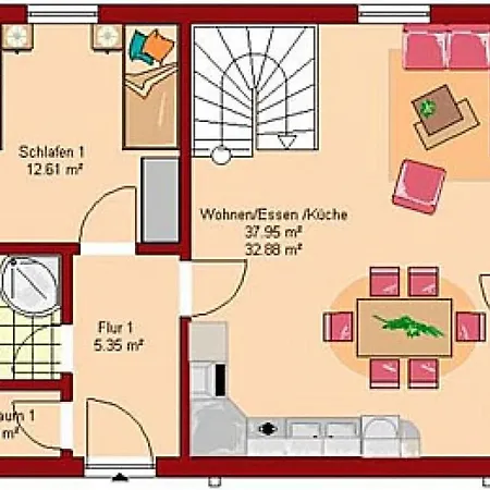 Apartment Fichtenweg 20,