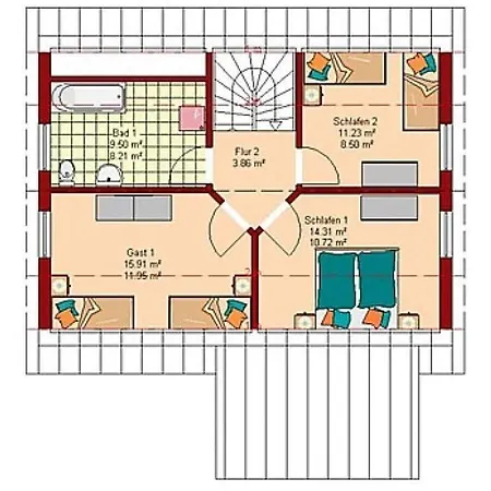 Apartment Fichtenweg 20,